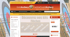 Desktop Screenshot of goldarchery.fr